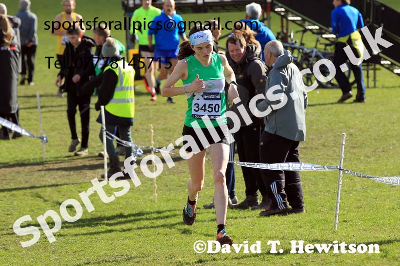 Womens Under-20s 2022 CAU Inter Counties Cross Country, Prestwold Hall, Loughborough.  Photo: David T. Hewitson/Sports for All Pics